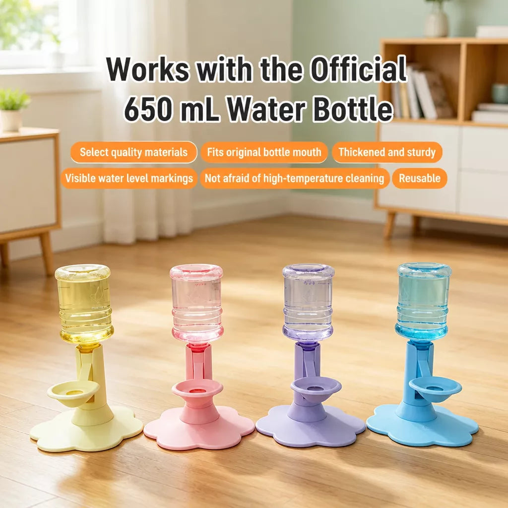 Adjustable-Height Pet Water Dispenser for Cats