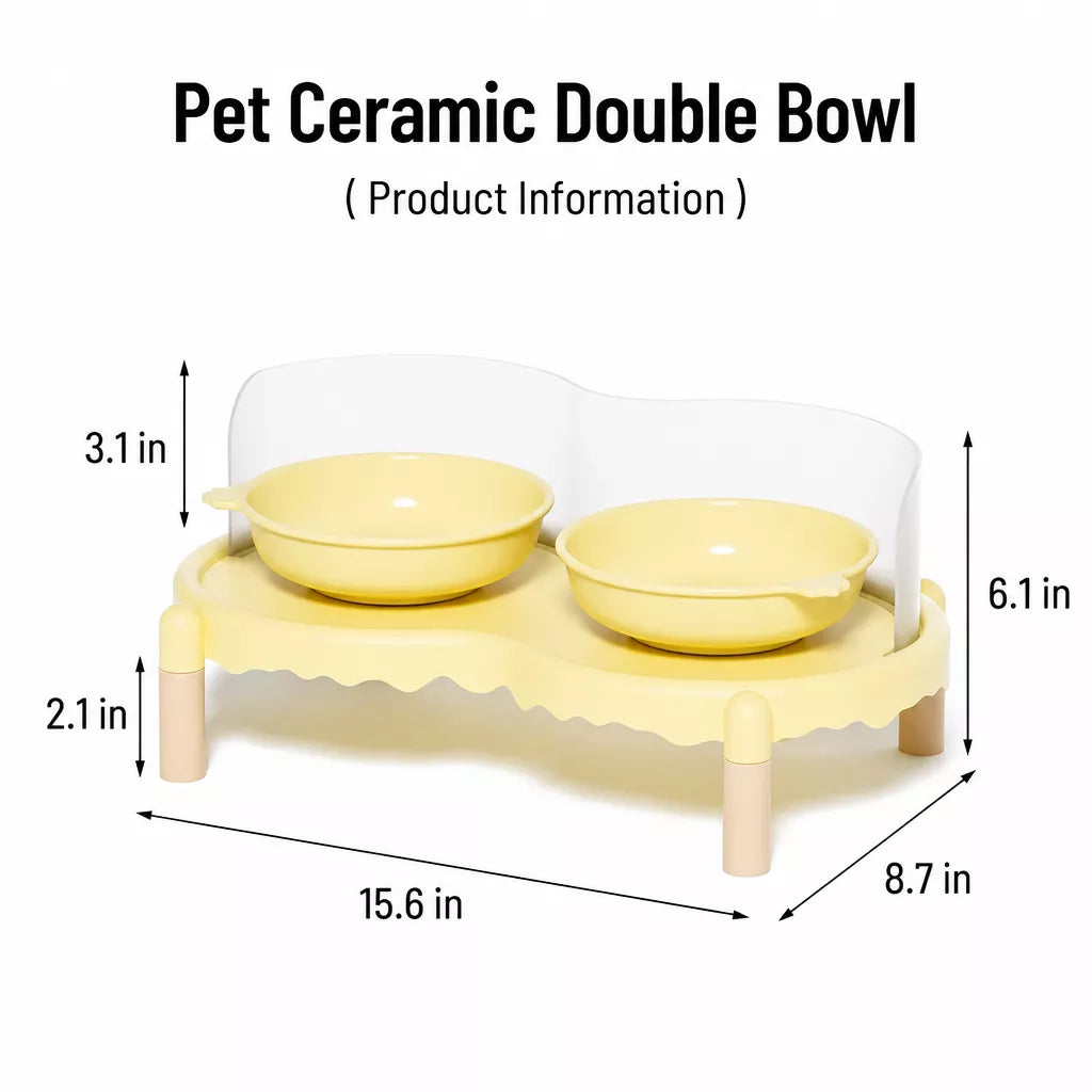 Elevated Pet Bowl Stand for Cats and Dogs