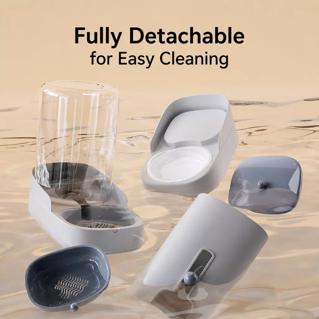 Automatic Pet Feeder and Water Dispenser