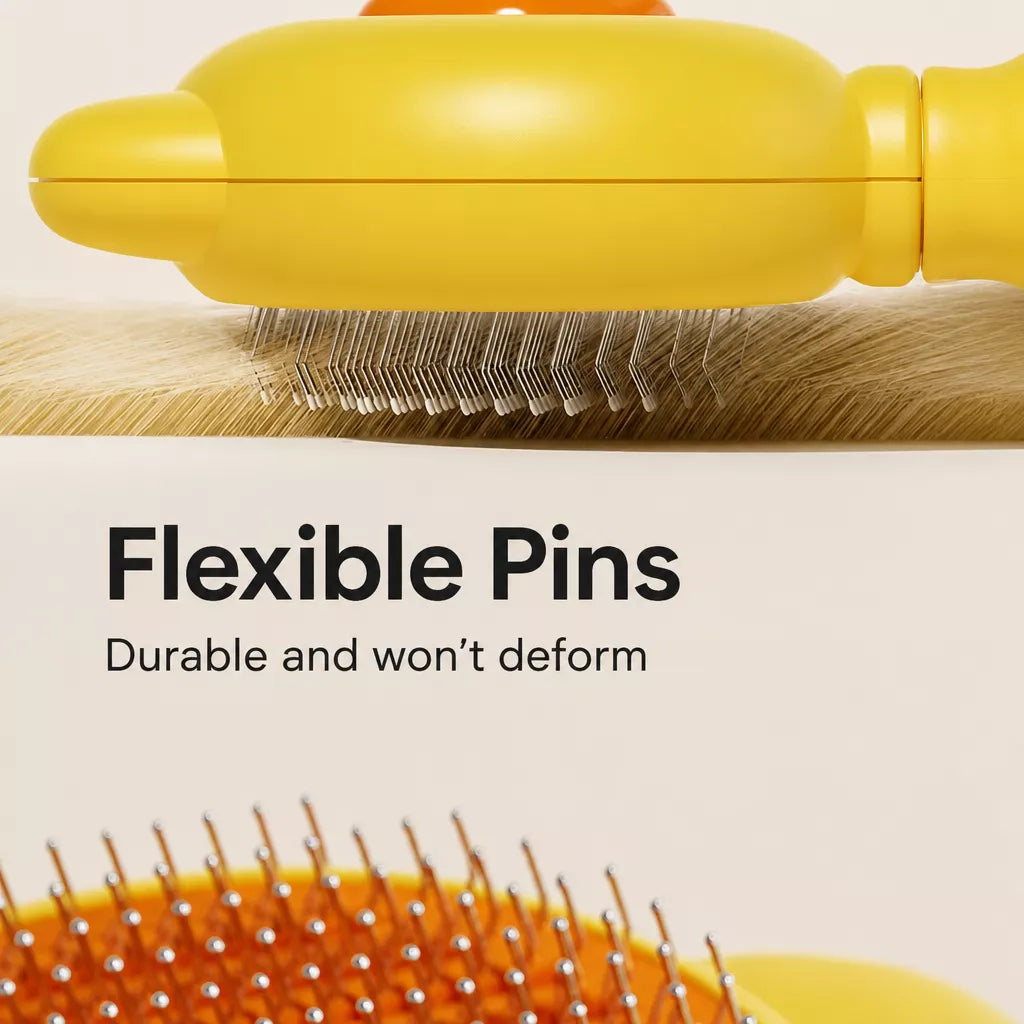 Cat & Dog Pin Brush for Loose Fur