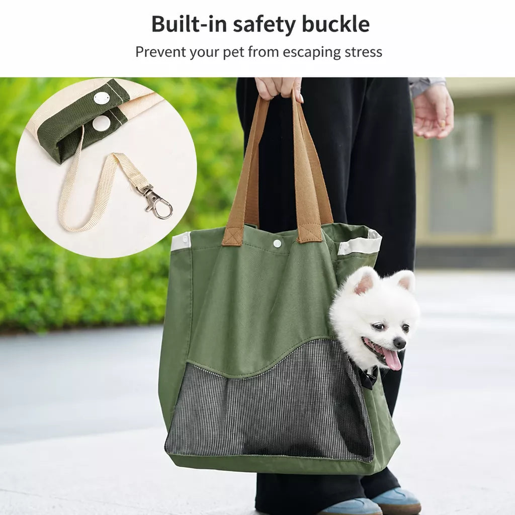 Adjustable Shoulder Pet Carrier for Cats and Small Dogs