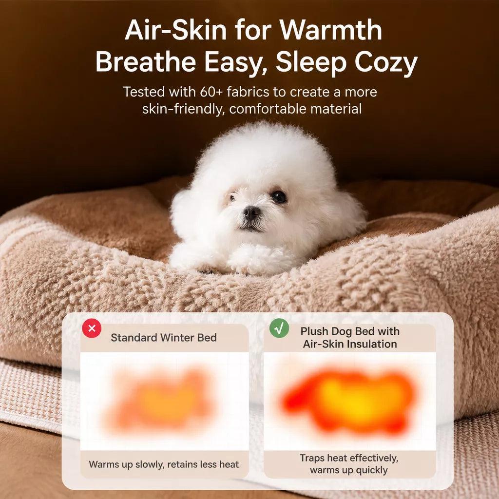 Covered Pet Bed for Dogs and Cats