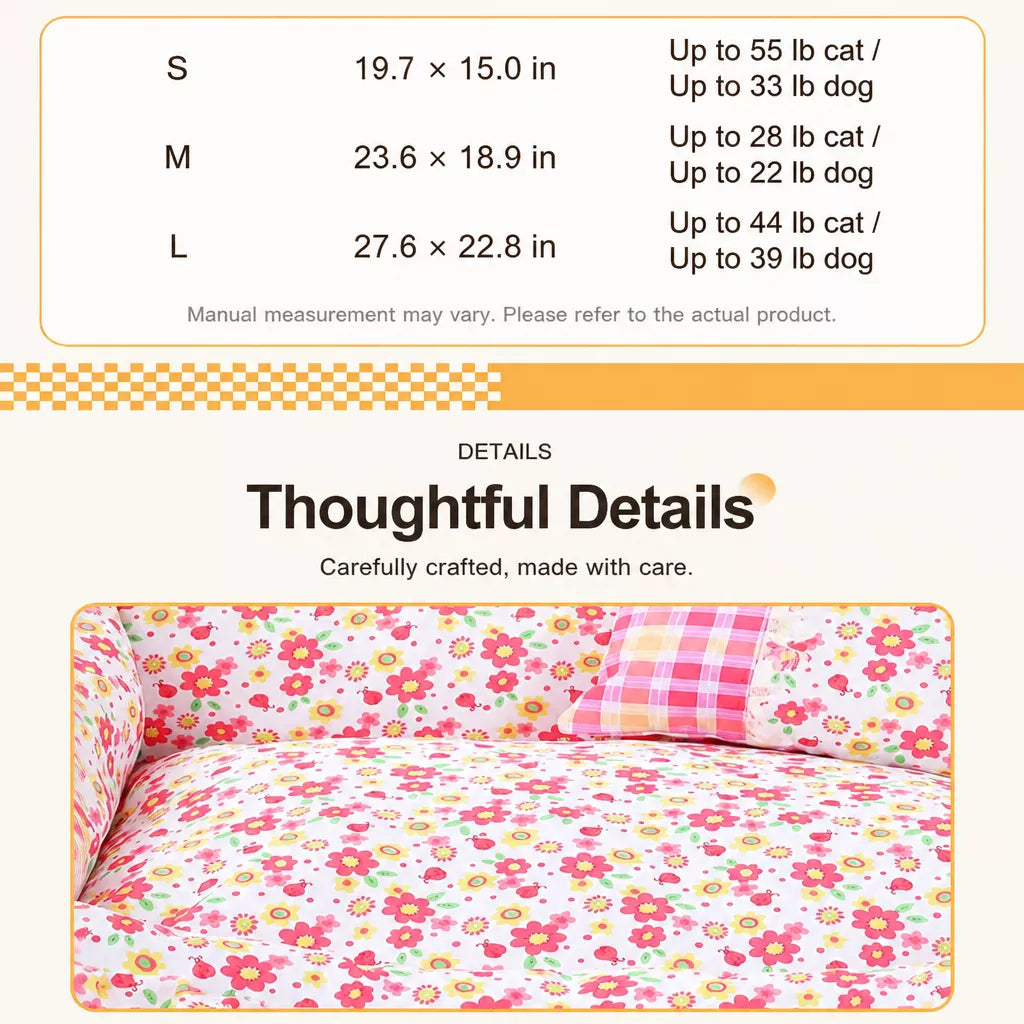 Pet Sofa Bed for Cats and Dogs