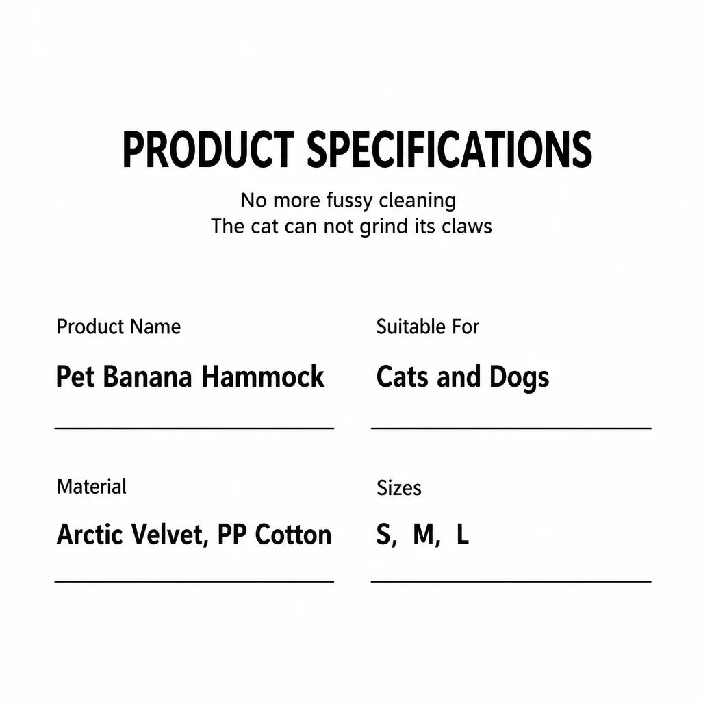 Banana-Shaped Pet Bed for Small to Medium Dogs and Cats