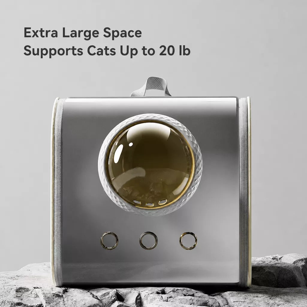 Capsule Window Pet Carrier Backpack for Cats and Dogs