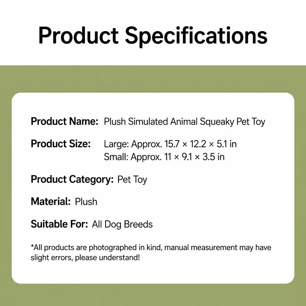 Plush Squeaky Frog Toy for Dogs