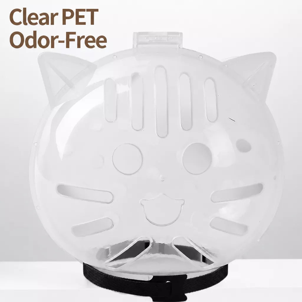 Clear Plastic Cat Elizabethan Collar