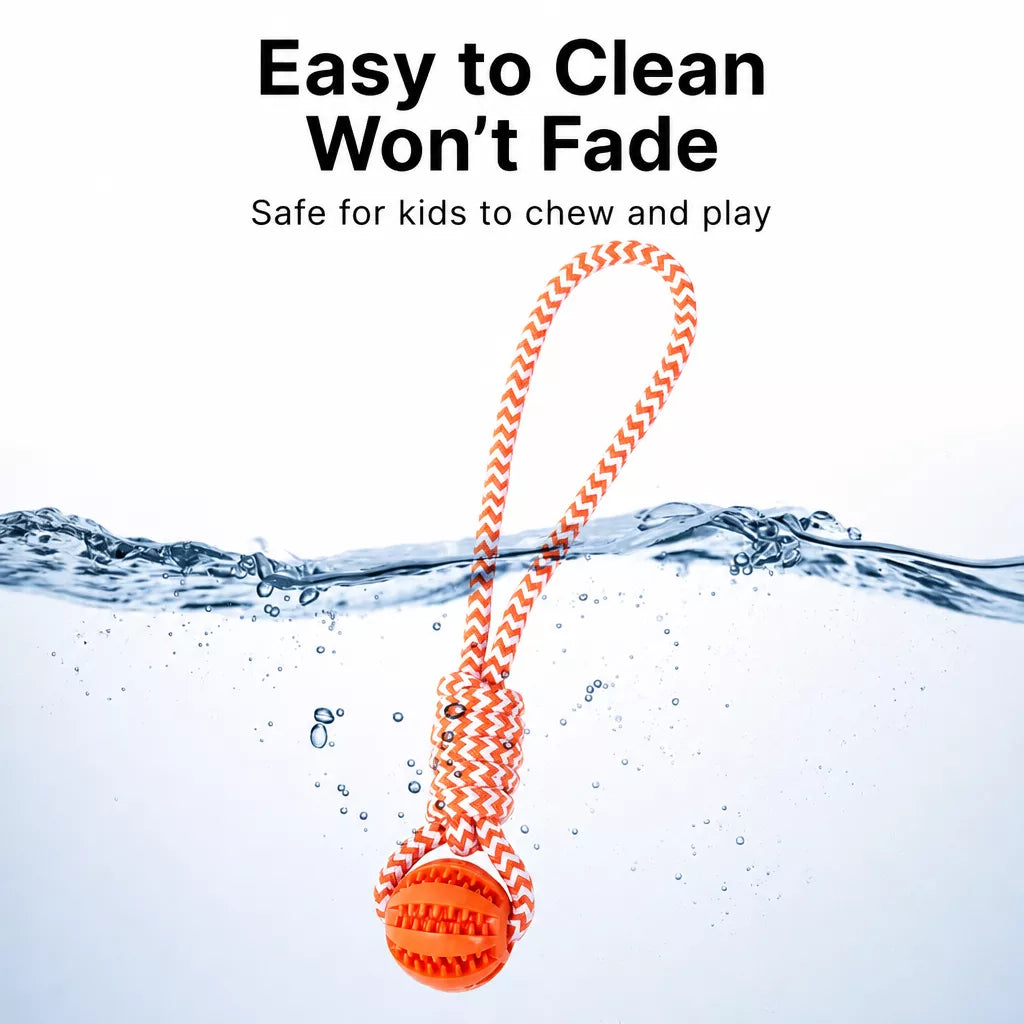 Knotted Rope Dog Toy for Tug, Fetch & Chew Play