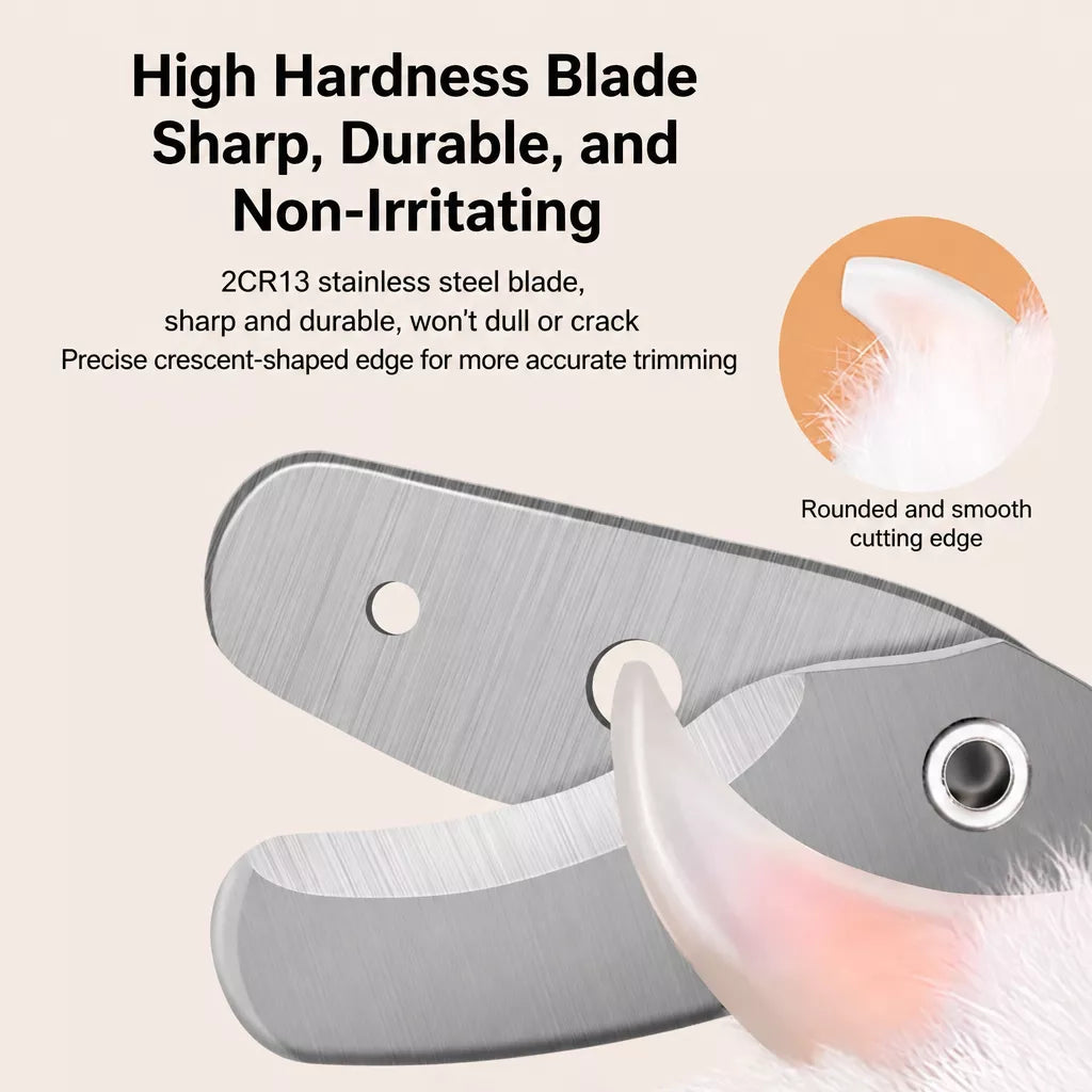 Cat Nail Clippers with Dual-Size Cutting Holes