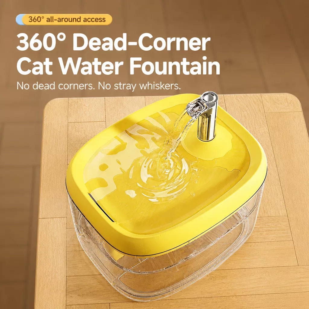 Automatic Pet Water Fountain with Quiet Circulating Flow