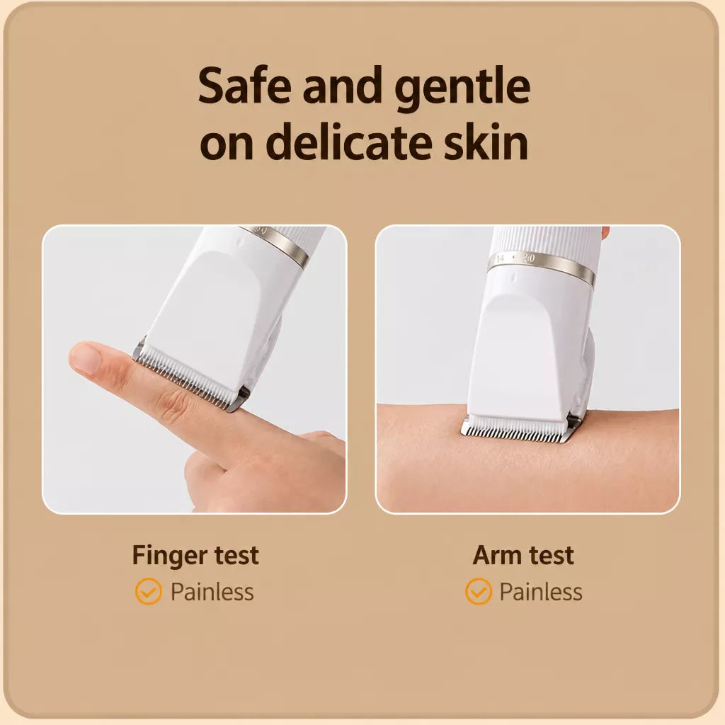 Pet Hair Clipper and Paw Trimmer for Dogs and Cats