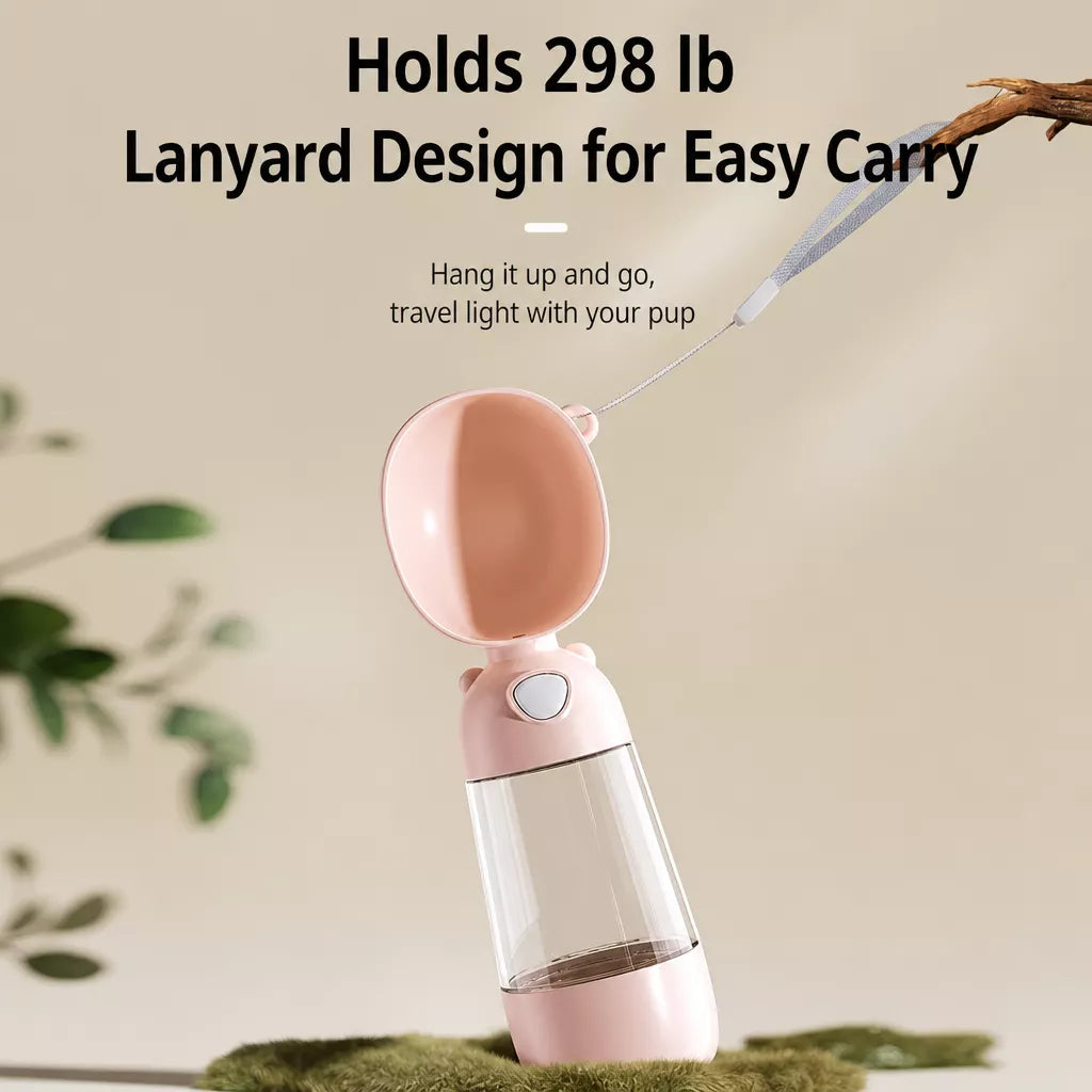 Portable Dog Water Bottle for Walks and Outdoor Adventures