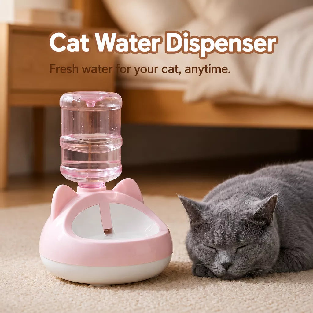Automatic Pet Water Refill Dispenser for Cats and Dogs