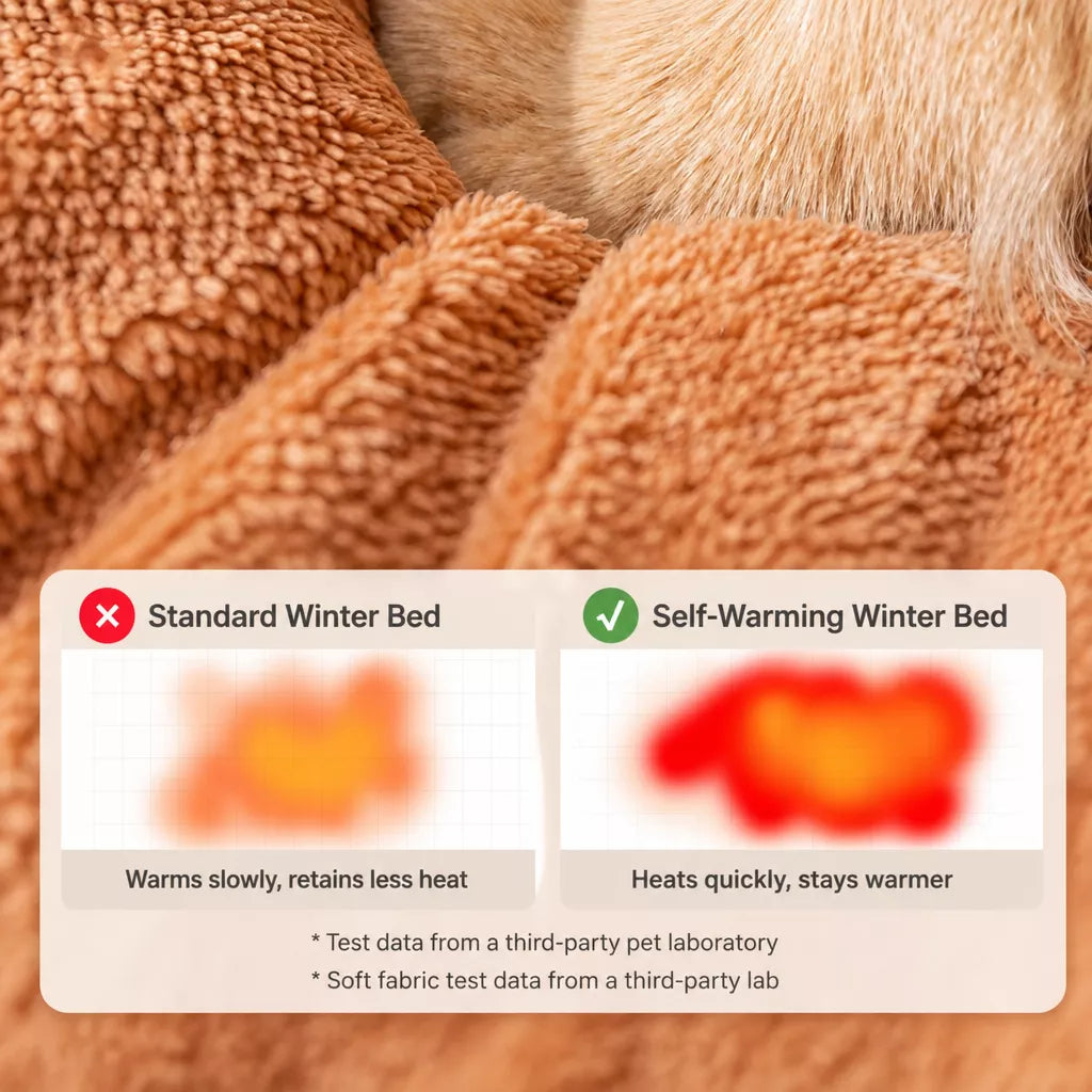 Enclosed Pet Bed with Removable Cover for Cats and Dogs