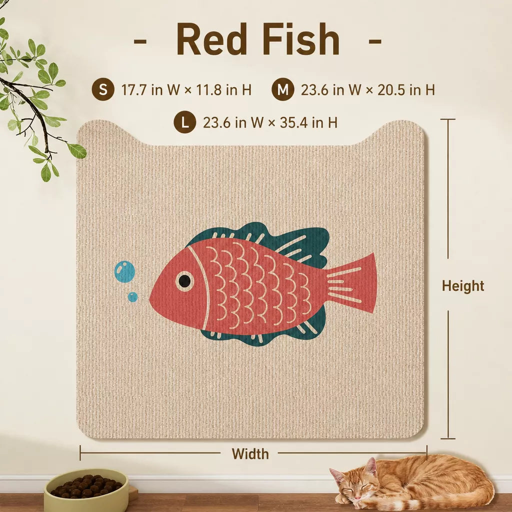 Self-Adhesive Cat Scratching Mat for Doors