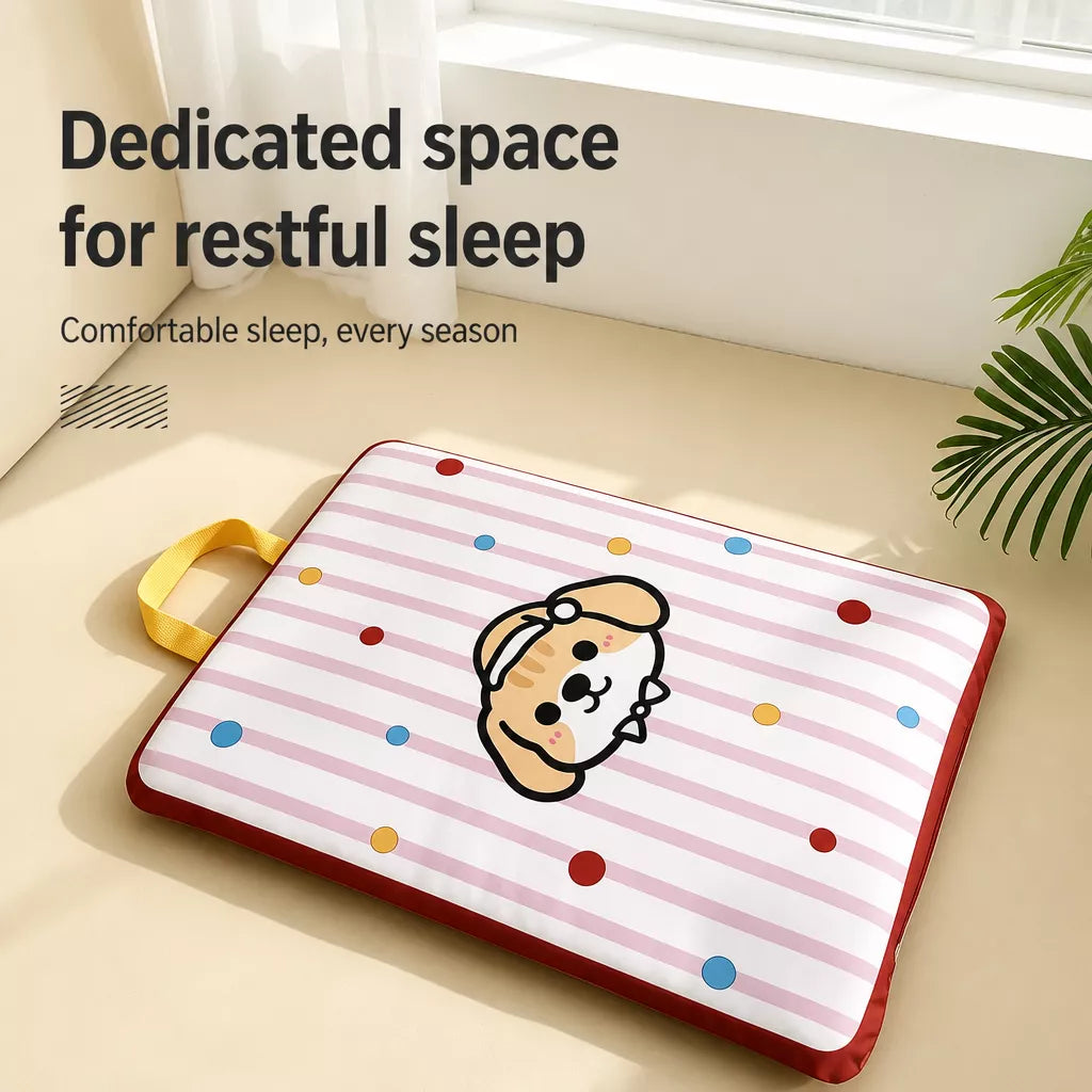 Waterproof Striped Pet Bed Mat for Dogs & Cats