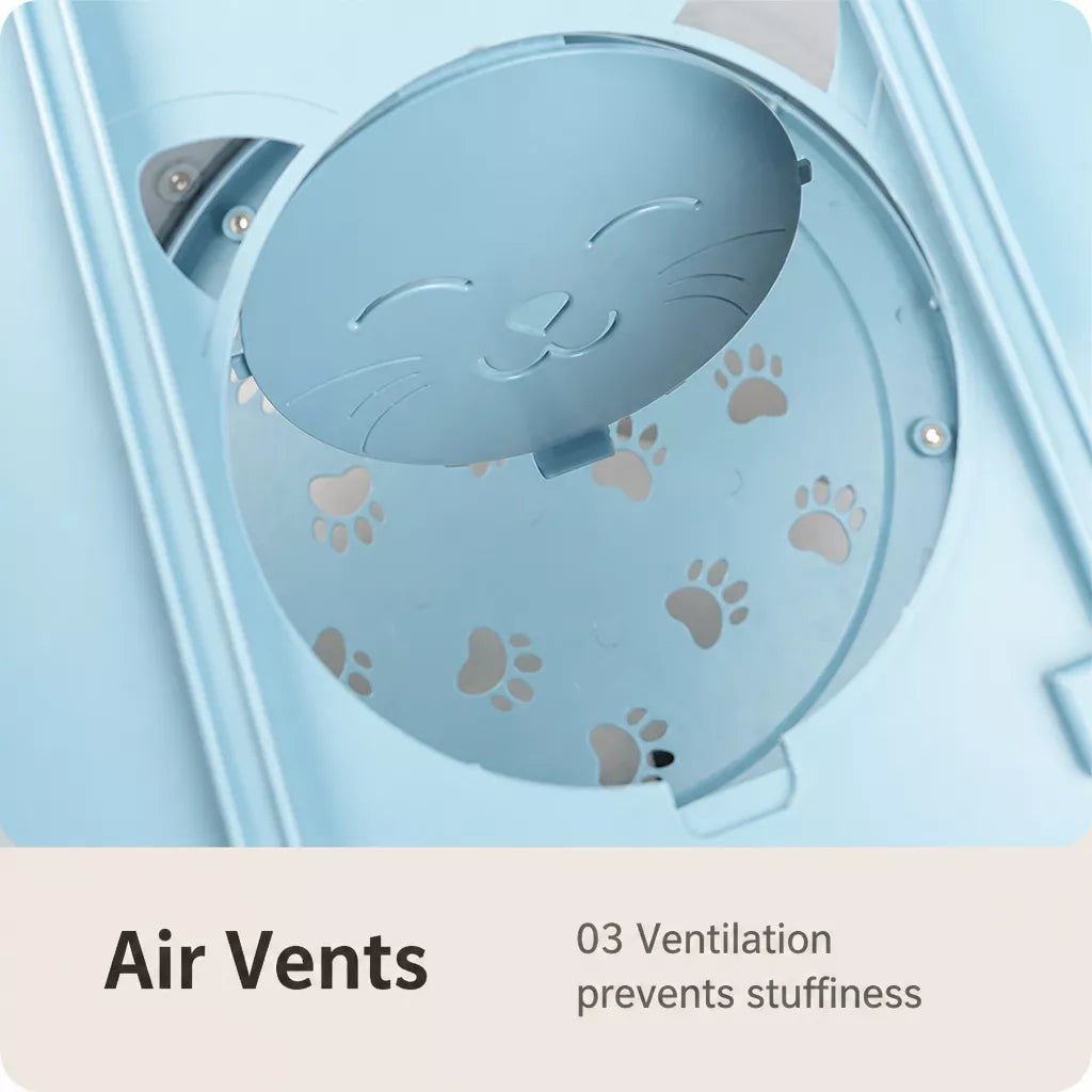 Transparent Rolling Cat Carrier