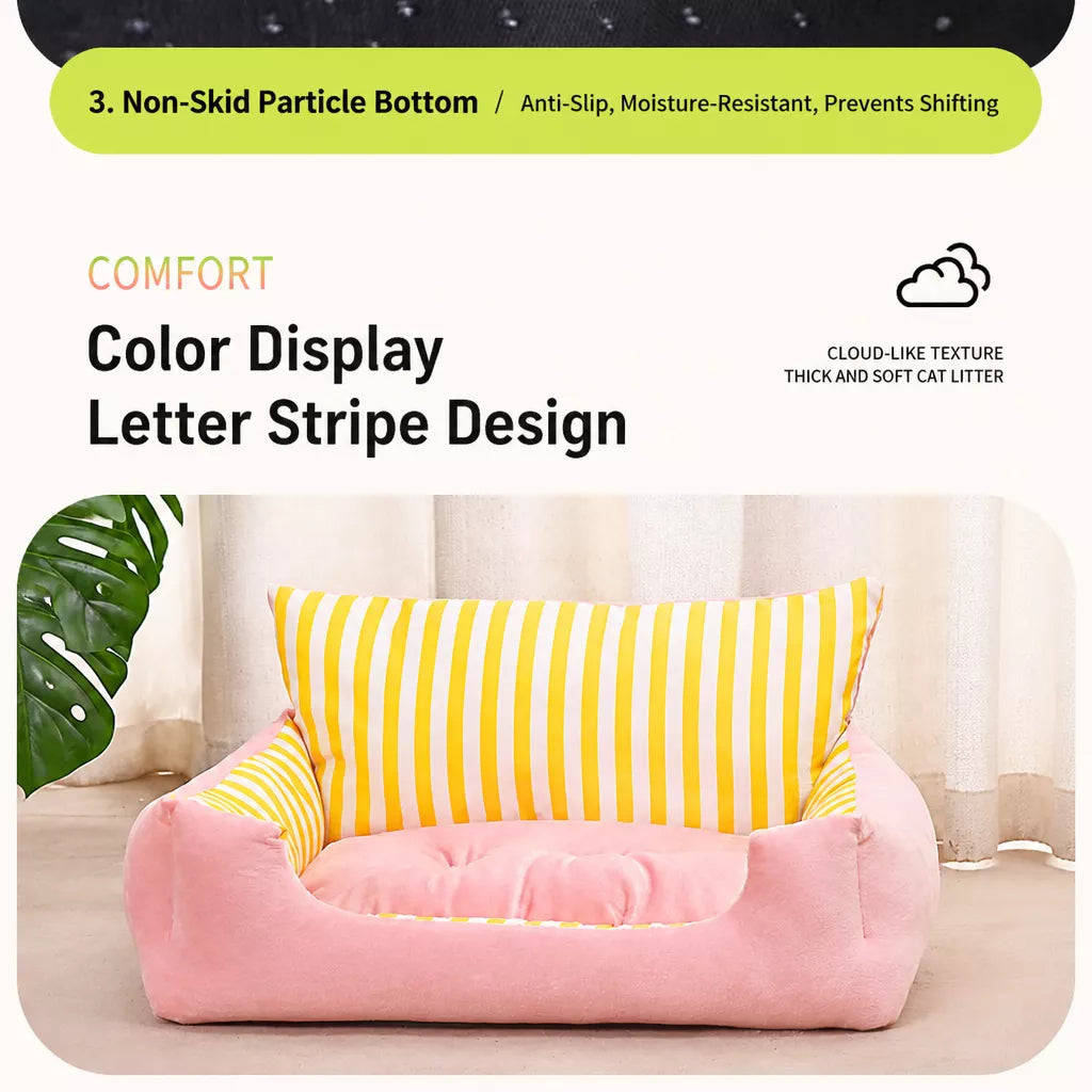 Pet Bed for Cats and Small Dogs