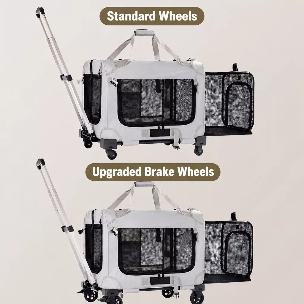 Large Foldable Pet Carrier for Cats and Dogs
