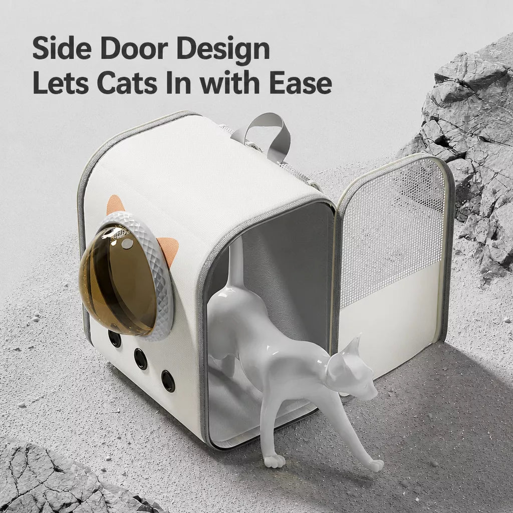 Capsule Window Pet Carrier Backpack for Cats and Dogs