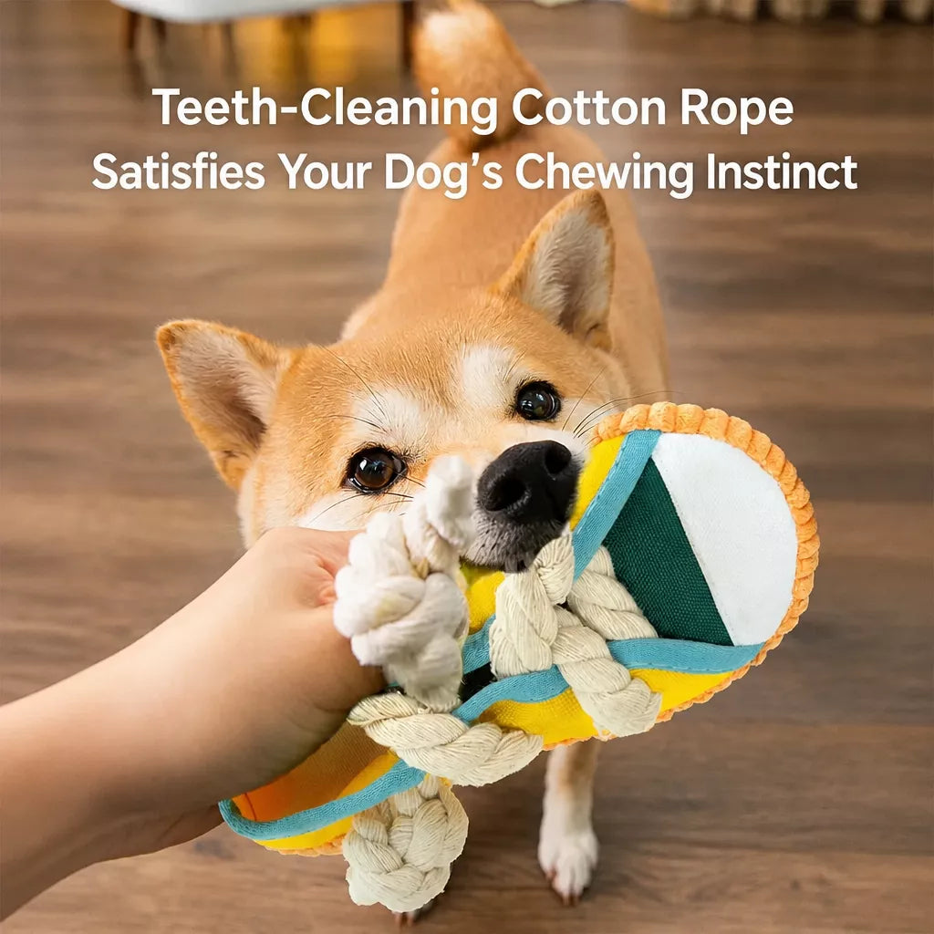 Squeaky Slipper Dog Toy in Oxford Cloth