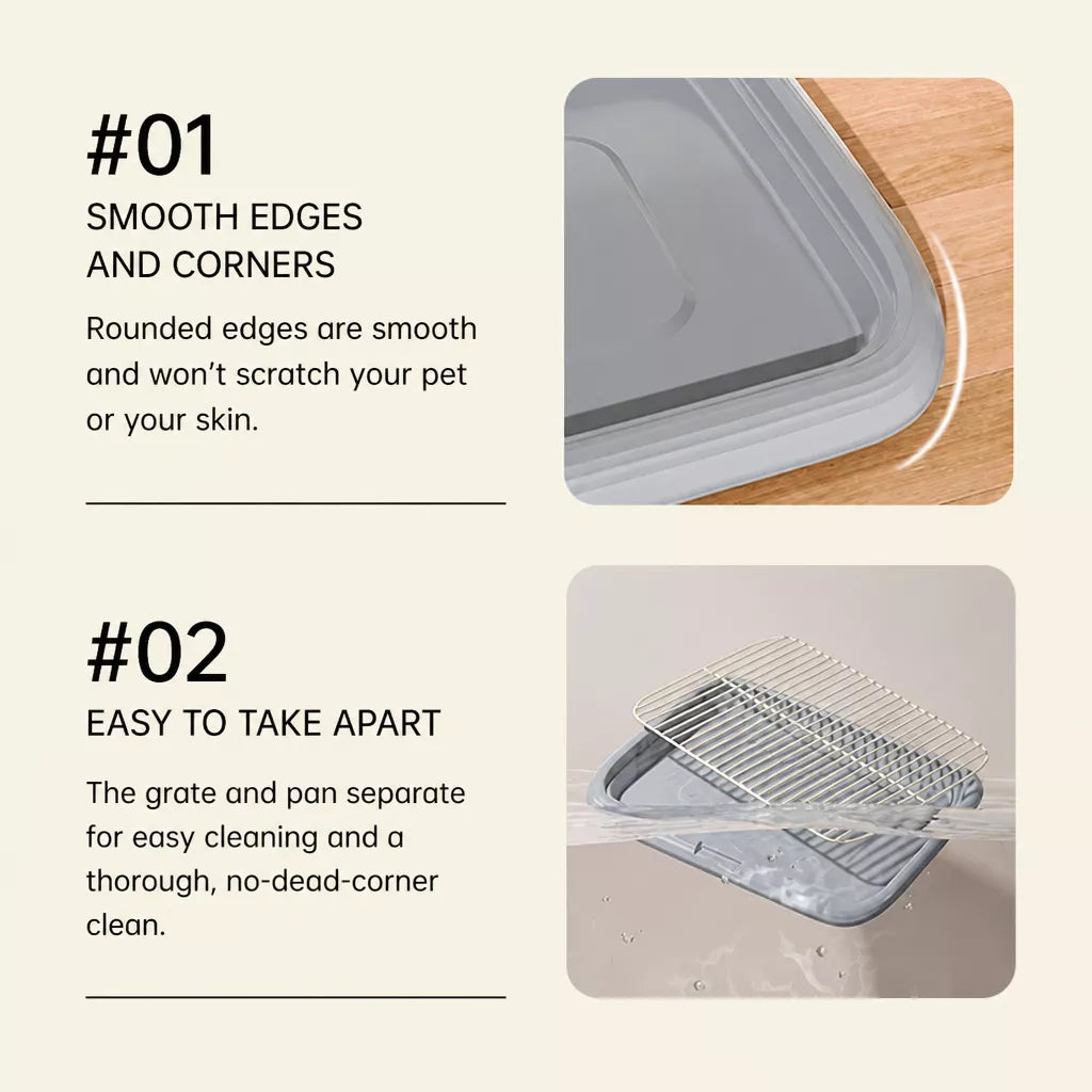 Portable Dog Potty Tray for Small to Large Dogs