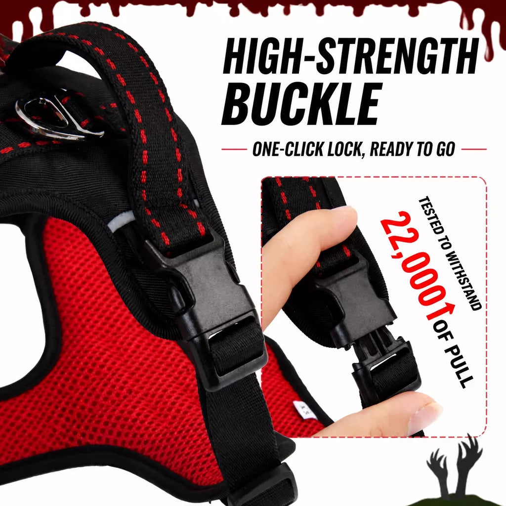 Wing-Detail Nylon Dog Harness