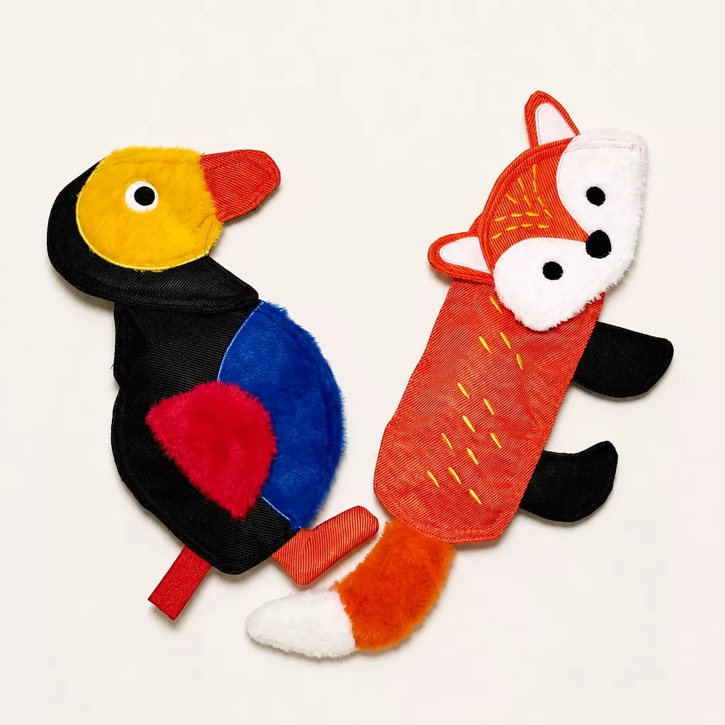 Squeaky Crinkle Dog Toy