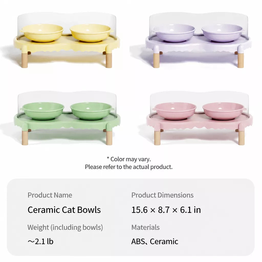 Elevated Pet Bowl Stand for Cats and Dogs