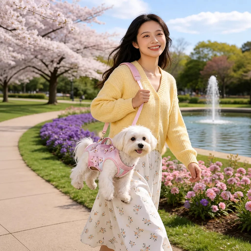 Small Pet Shoulder Carrier Bag for Cats and Small Dogs