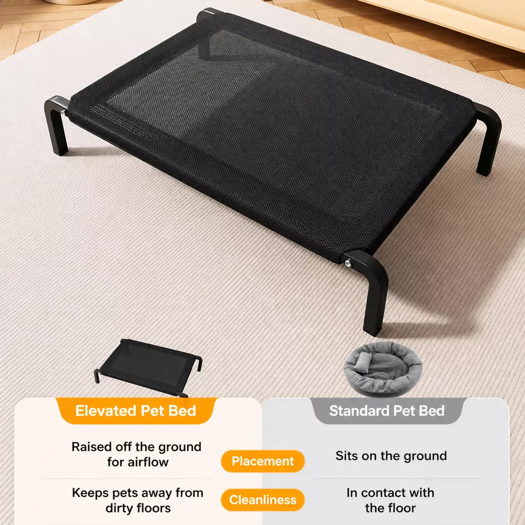 Elevated Mesh Dog Cot Bed