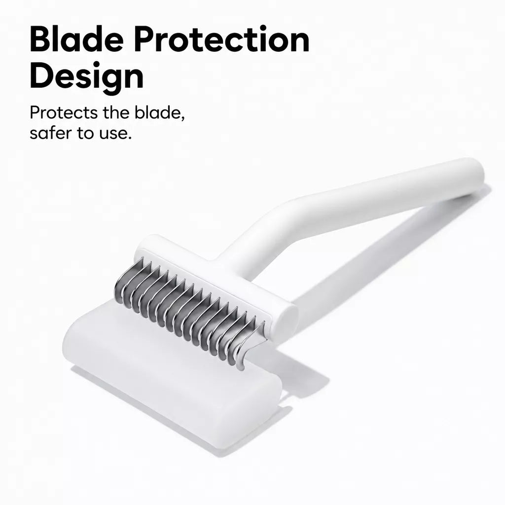 Pet Detangling and Loose Hair Removal Comb for Cats and Dogs
