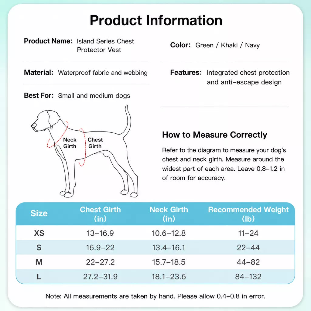 Adjustable Polyester Dog Harness