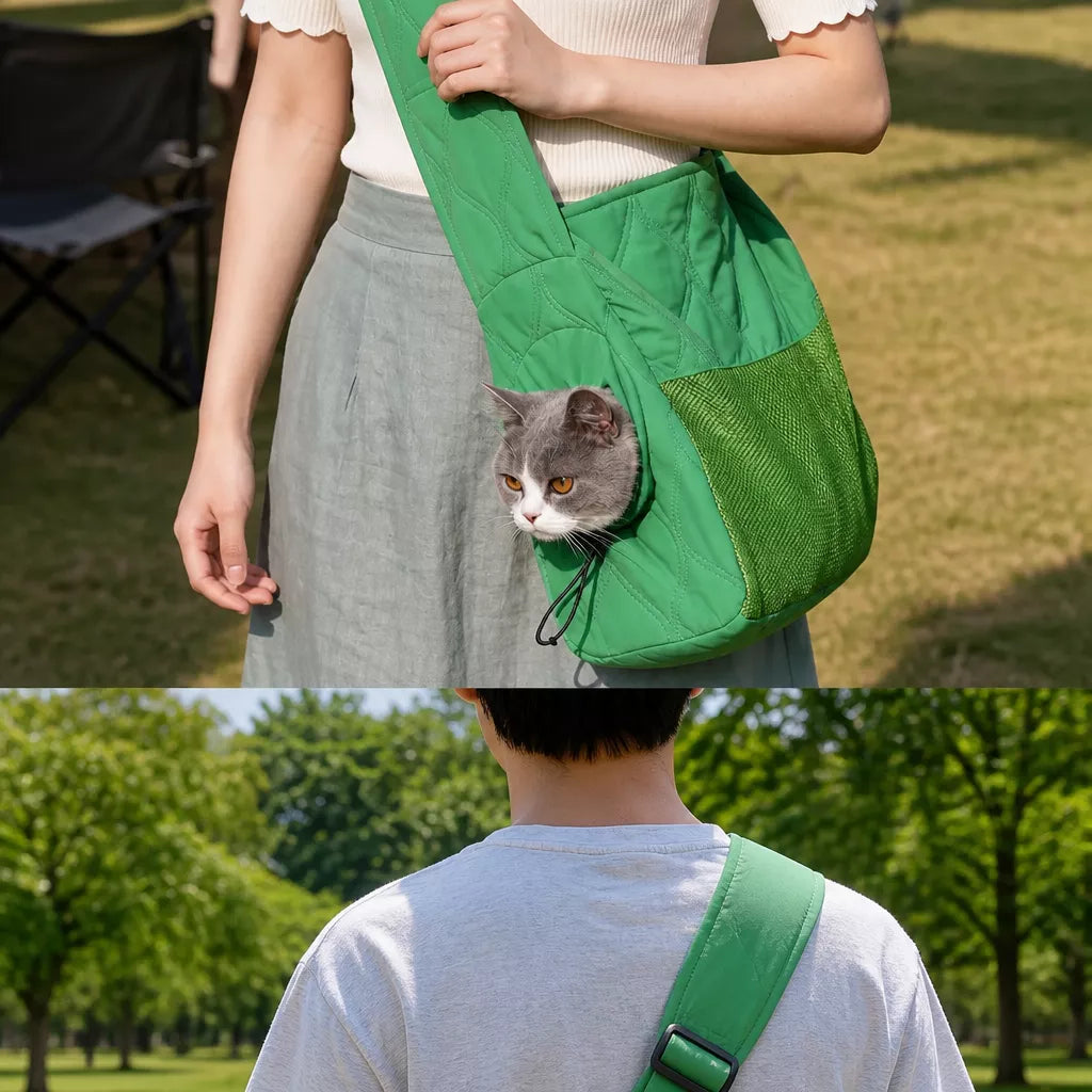 Double-Sided Mesh Pet Carrier Bag