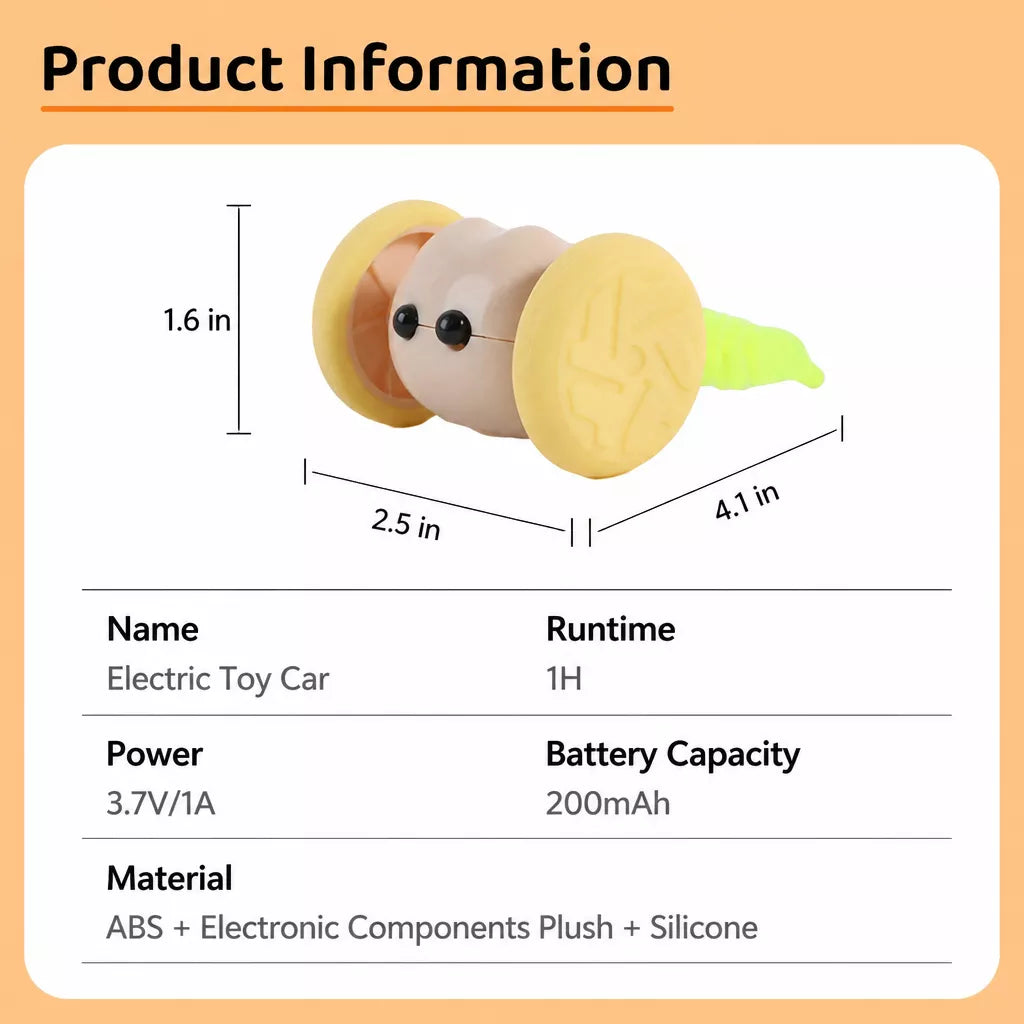 Rechargeable Interactive Cat Toy – Mouse & Car Designs