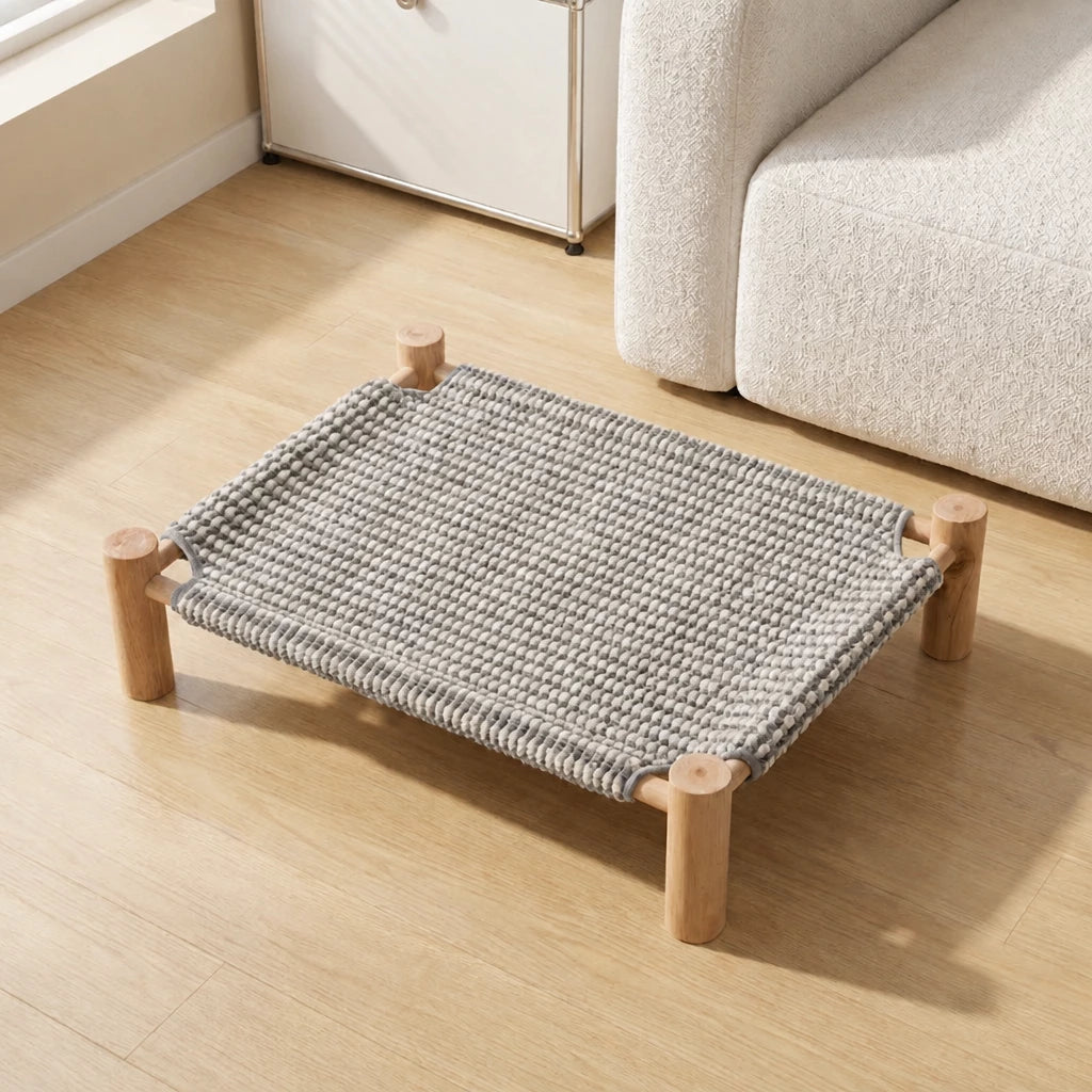 Woven Cat Bed with Scratching Surface