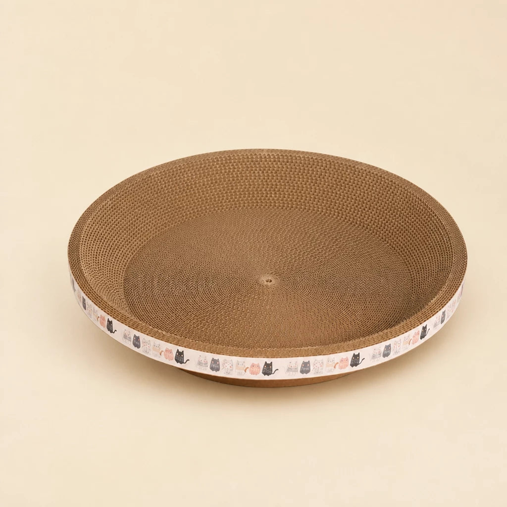 Corrugated Cardboard Cat Scratcher Bed