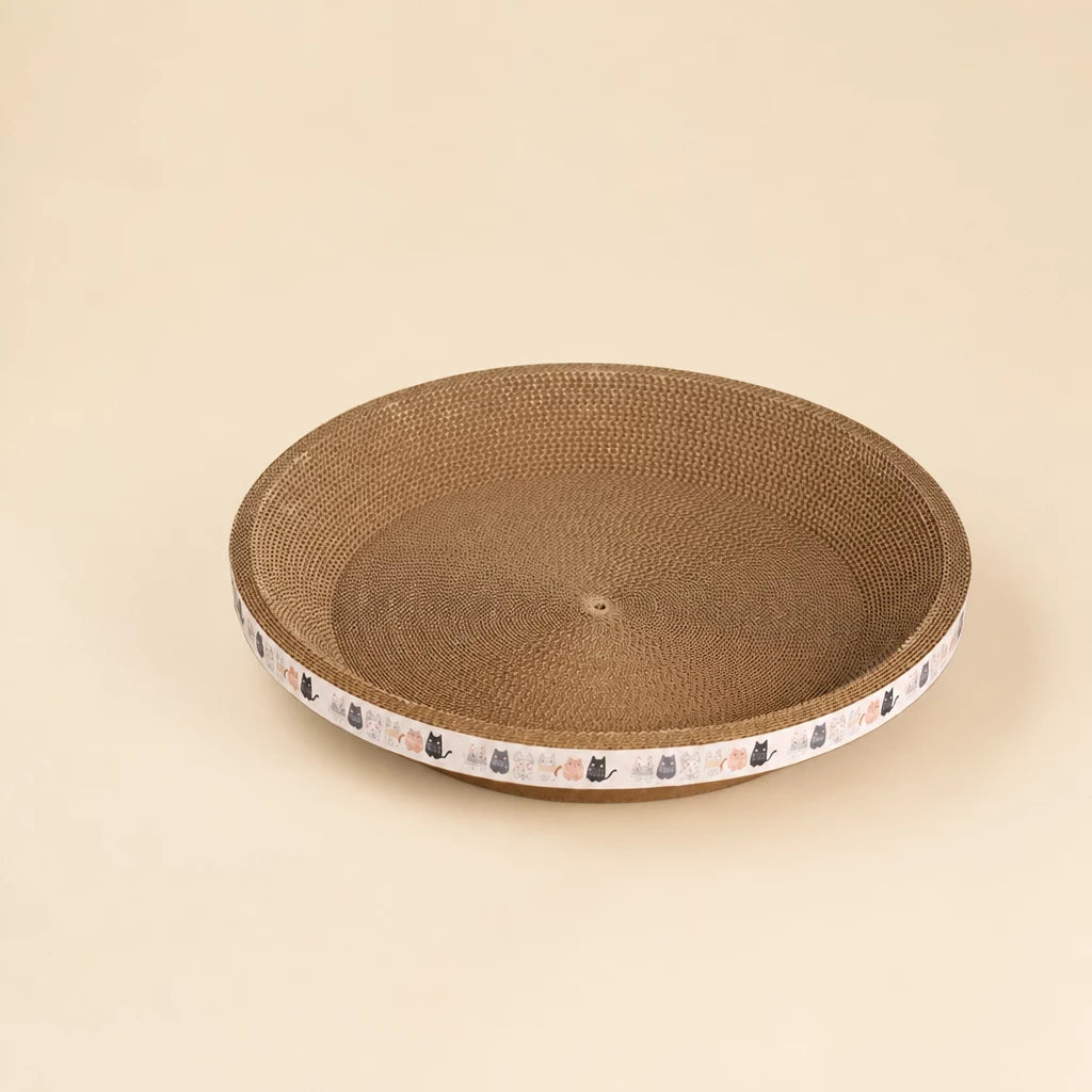 Corrugated Cardboard Cat Scratcher Bed
