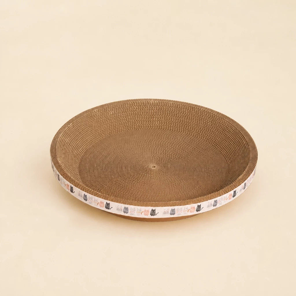 Corrugated Cardboard Cat Scratcher Bed