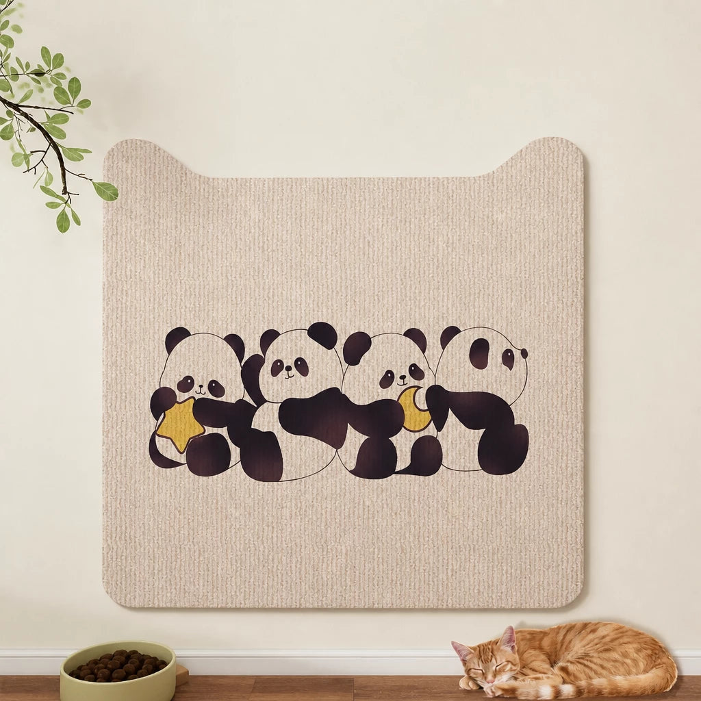 Self-Adhesive Cat Scratching Mat for Doors