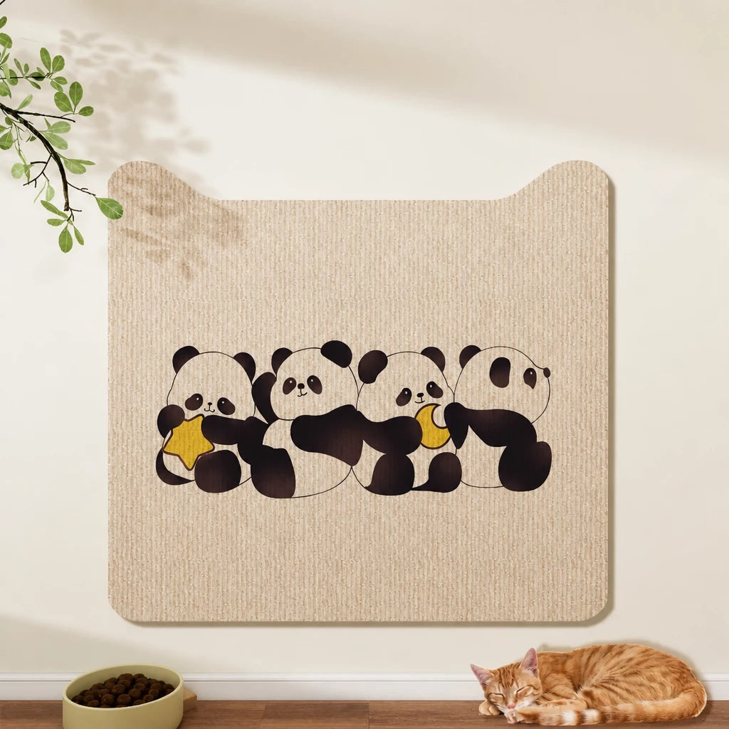 Self-Adhesive Cat Scratching Mat for Doors
