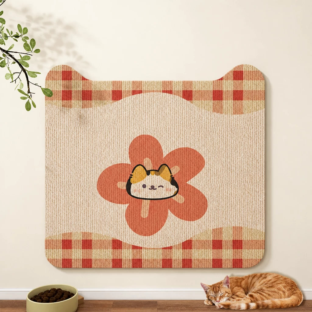 Self-Adhesive Cat Scratching Mat for Doors