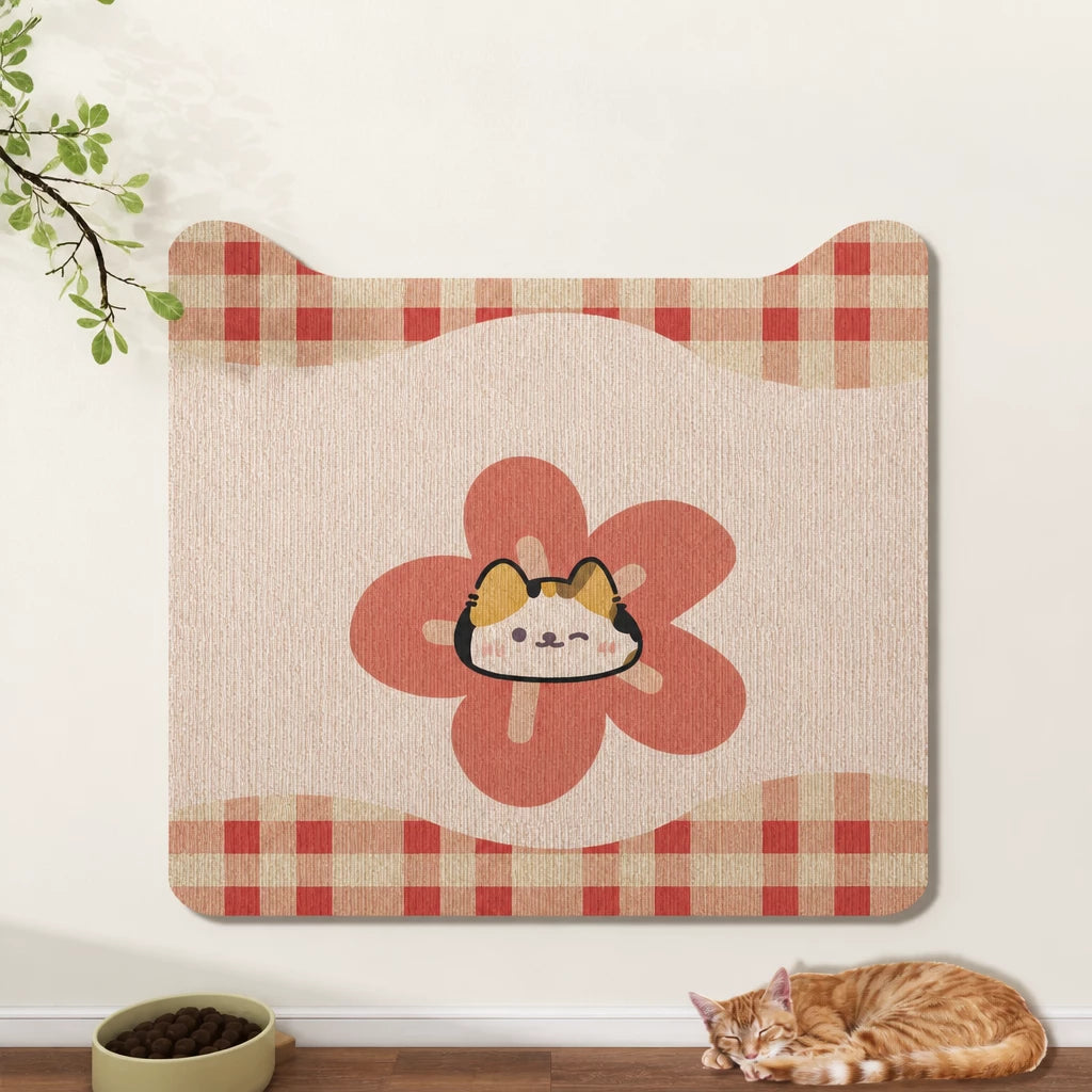 Self-Adhesive Cat Scratching Mat for Doors