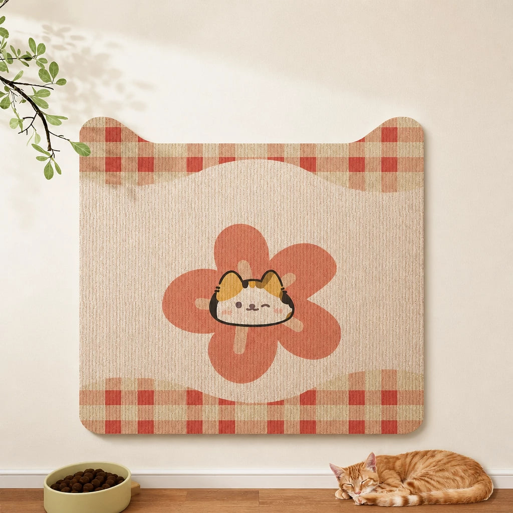 Self-Adhesive Cat Scratching Mat for Doors