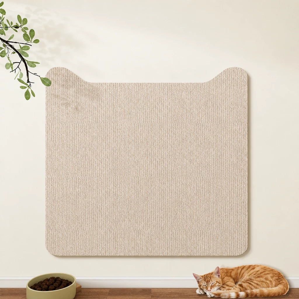 Self-Adhesive Cat Scratching Mat for Doors