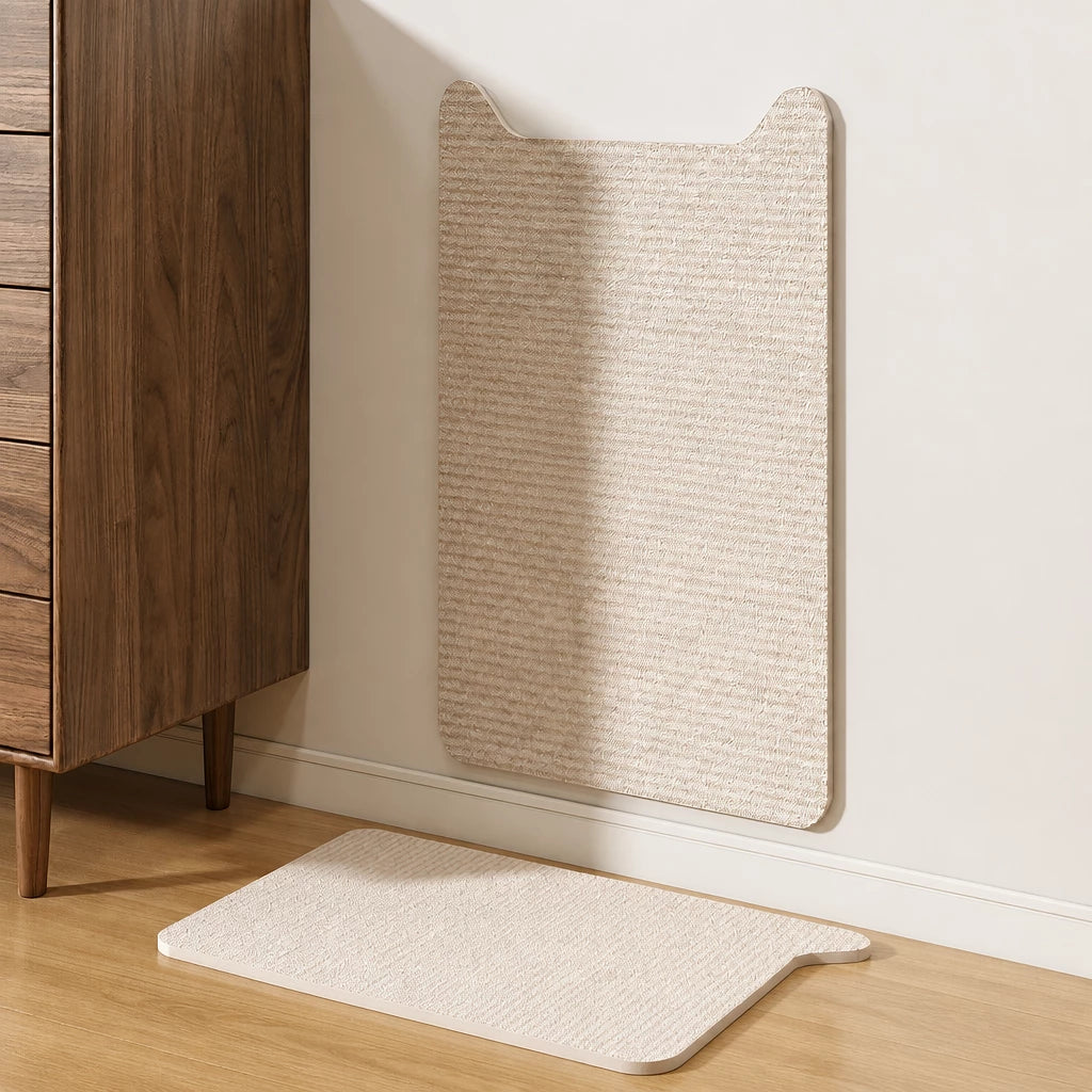 Vertical Wall-Mounted Cat Scratcher for Corners