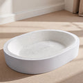 Oval Corrugated Cardboard Cat Scratcher Lounge