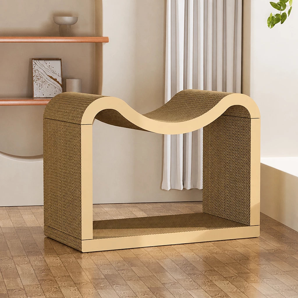 Corrugated Cardboard Cat Scratcher House