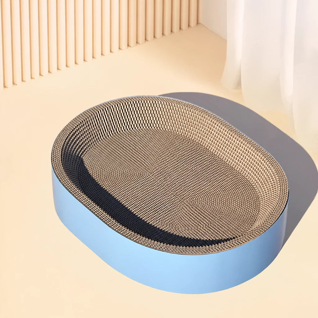Deep Corrugated Cardboard Cat Scratcher Bed