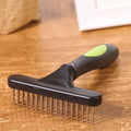 Long-Hair Dog Deshedding Rake Brush